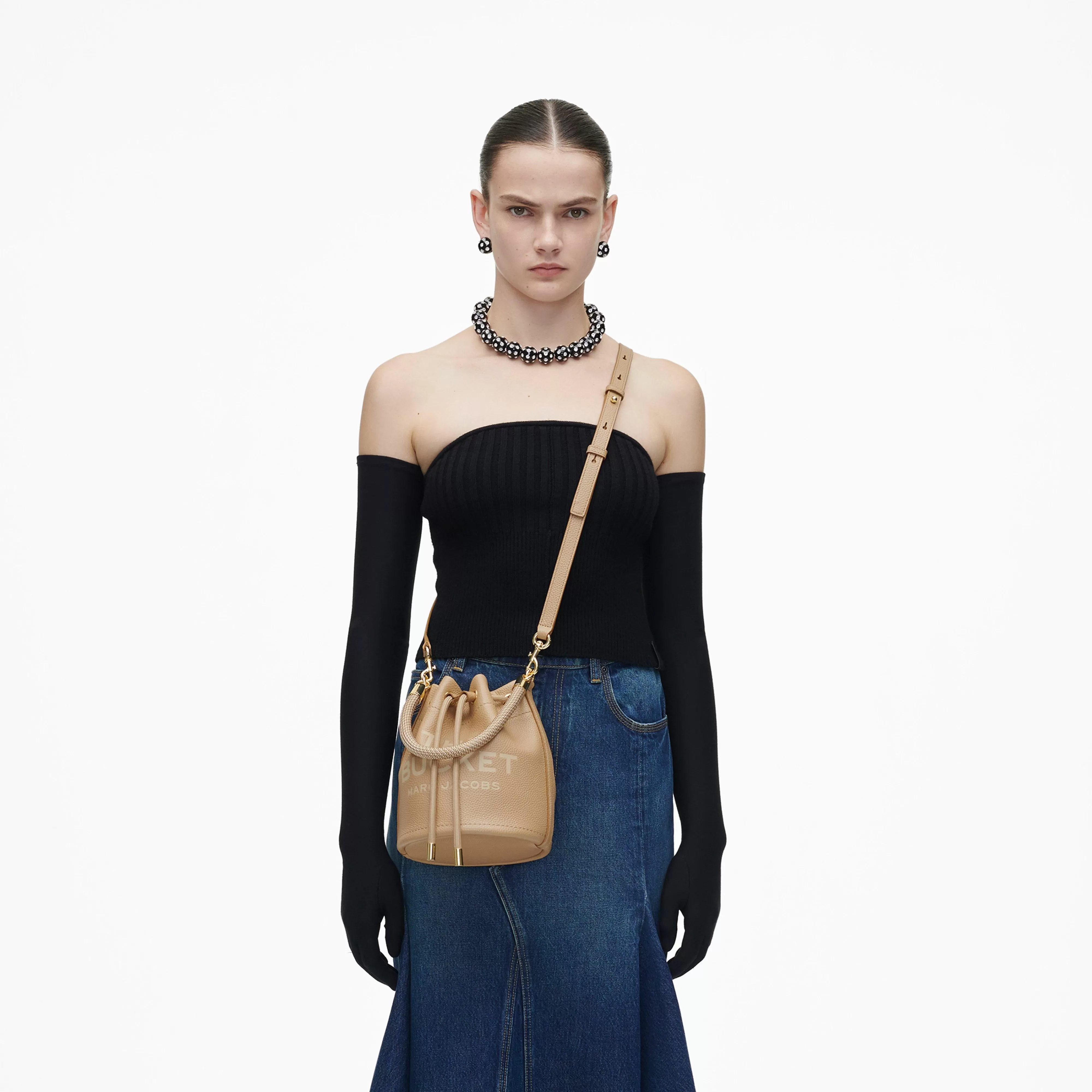 Bøtteposer^Marc Jacobs The Leather Bucket Bag